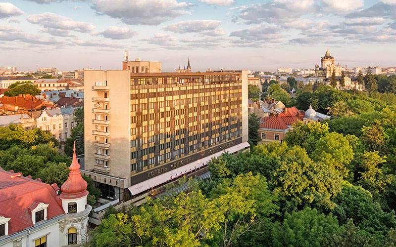 Premier Hotel Dnister Λβιβ Εξωτερικό φωτογραφία